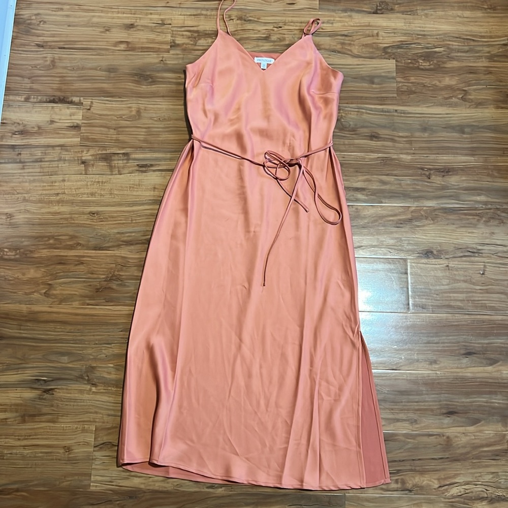 Coral Slip Dress